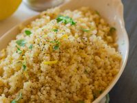 herbed quinoa with lemon and pepper